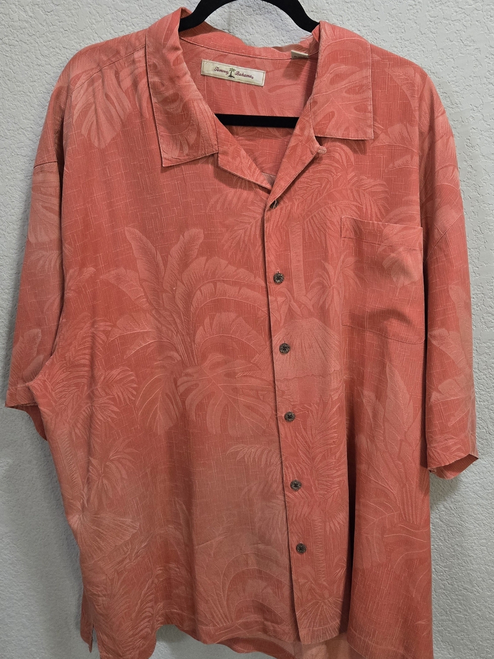 Tommy Bahama Coral Palm-Print Short-Sleeve Shirt Jacket